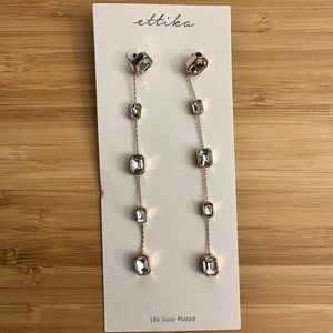 ETTIKA ICONIC CRYSTAL DANGLE EARRINGS